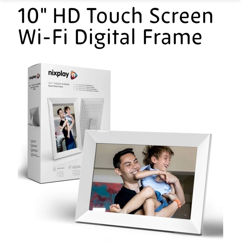 NIXPLAY 10" HD Touch Screen Wi-Fi Digital Frame